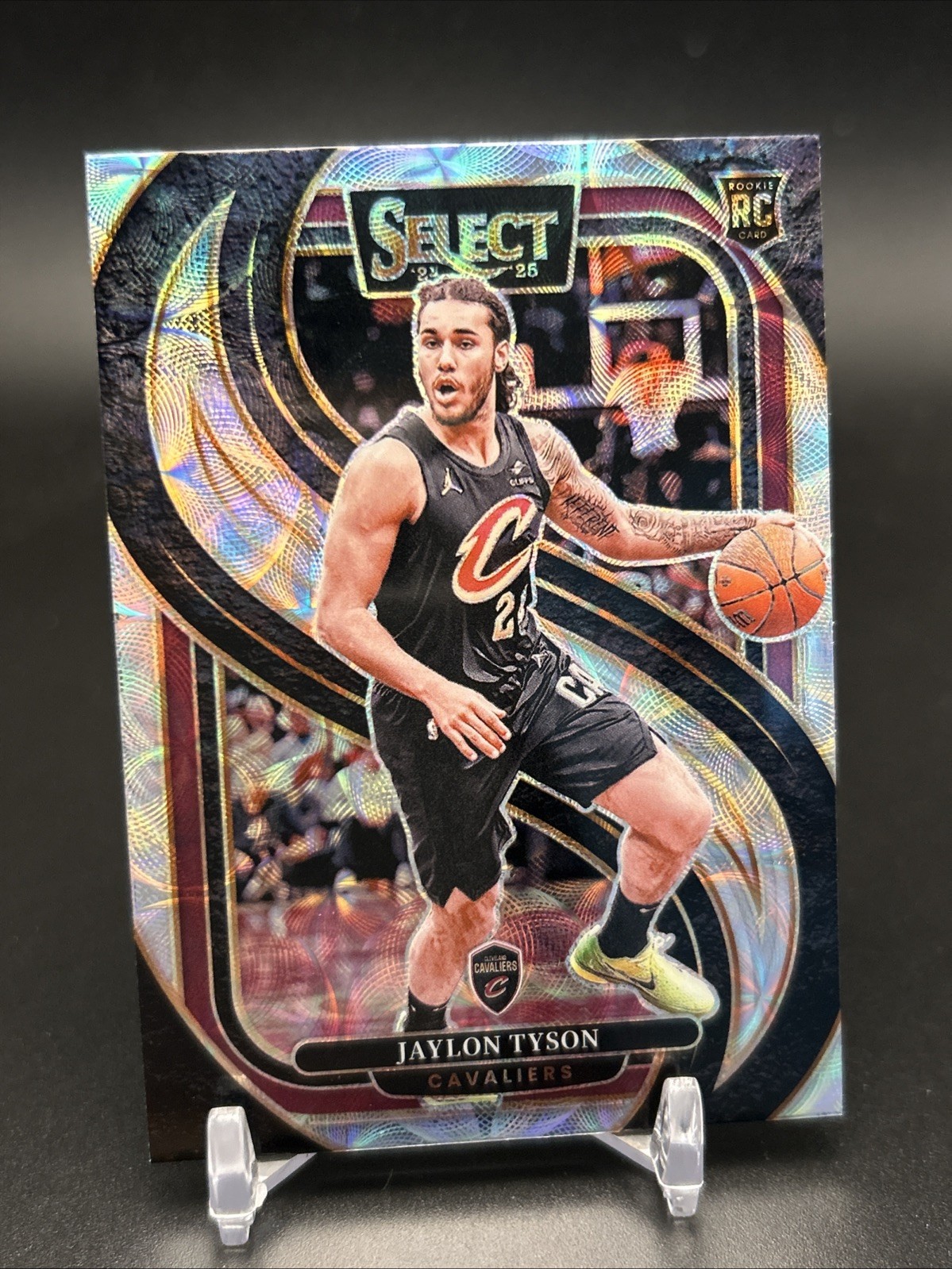 2024-25 Panini Select Premier Level Jaylon Tyson Cavaliers Silver Scope #182 RC