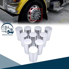 10x Cylinder Lug Nut Covers 33mm Thread-on Nut Cover Caps For Semi Truck 4 14 10x Cylinder Lug Nut Covers 33mm Thread-on Nut Cover Caps For Semi Truck 4 14