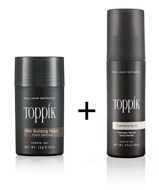 TOPPIK SET 12 g. Haarfasern + Fixier Spray 118ml. Haarverdichtung Streuhaar - Bild 2 von 4