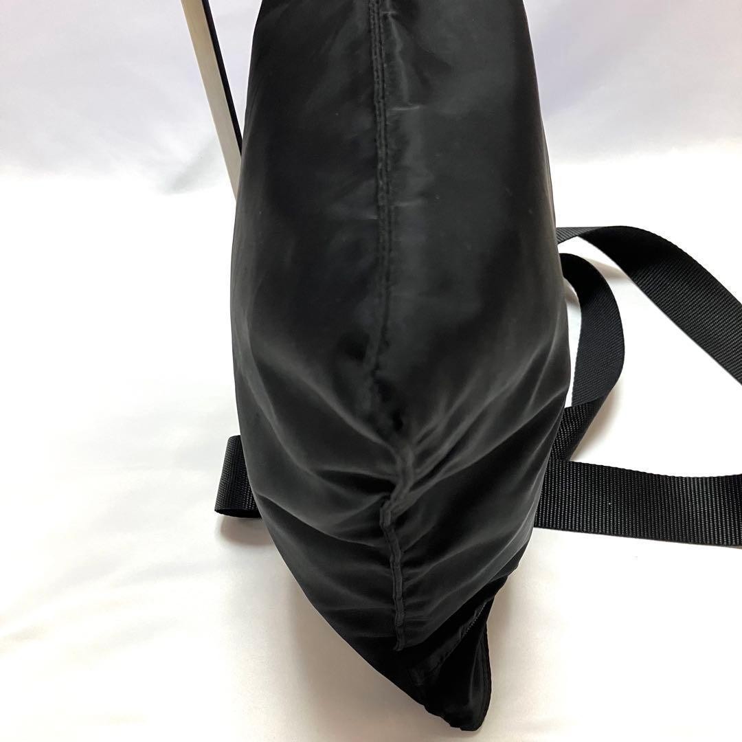 Prada tote bag large capacity triangular logo nyl… - image 9