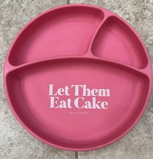 Bella Tunno Wonder Plate Suction Toddler Divided Plate- Pink NWOT