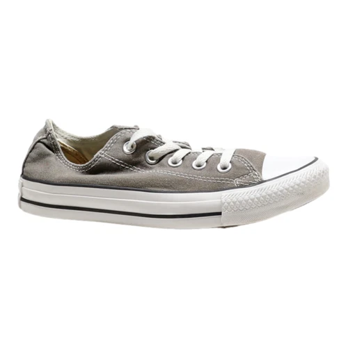 CONVERSE scarpe da ginnastica basse grigio cotone 5J794 donna UK 4