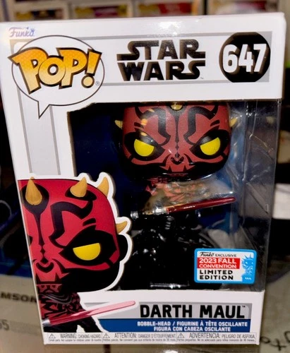 👺Funko Pop! Vinyl: Star Wars Darth Maul #647 2023 Fall Convention Exclusive👹