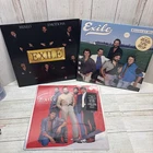 3 album lot - EXILE - Mixed Emotions & Hang on to Your Heart - vinyl lp - 1980's