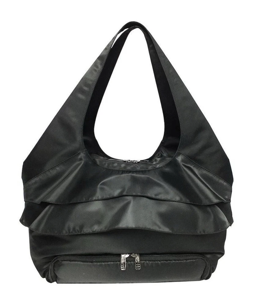 Paquete de 6 bolsas de yoga para gestión de preparación de comidas Fitness Asana Stealth (negro/negro) Foto 3 de 4