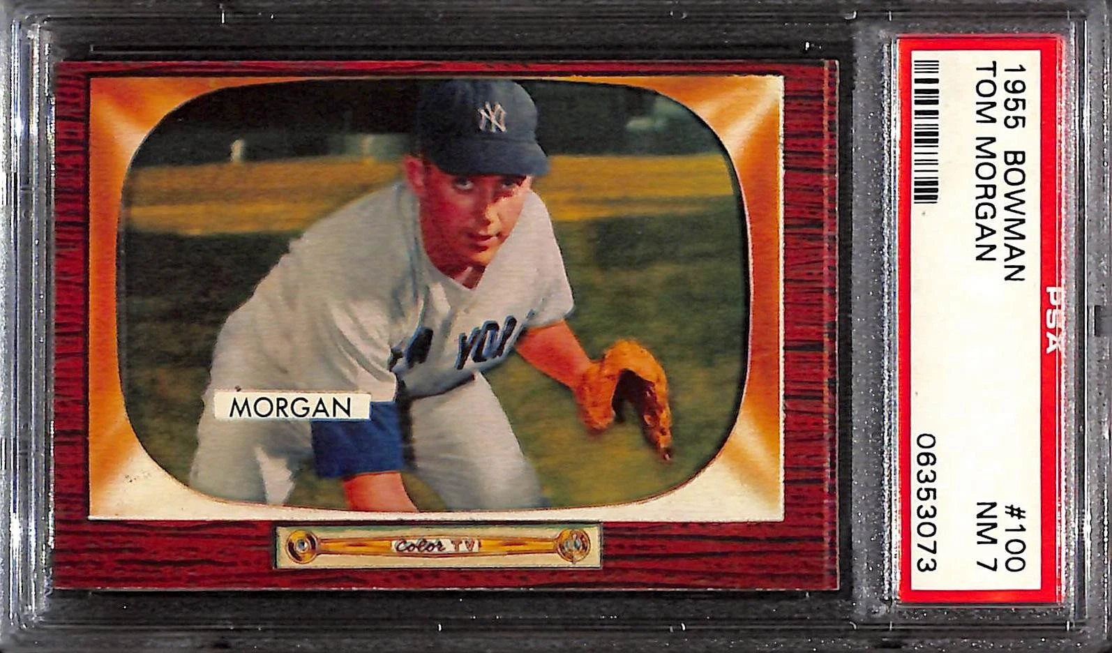 Tom Morgan trading card
