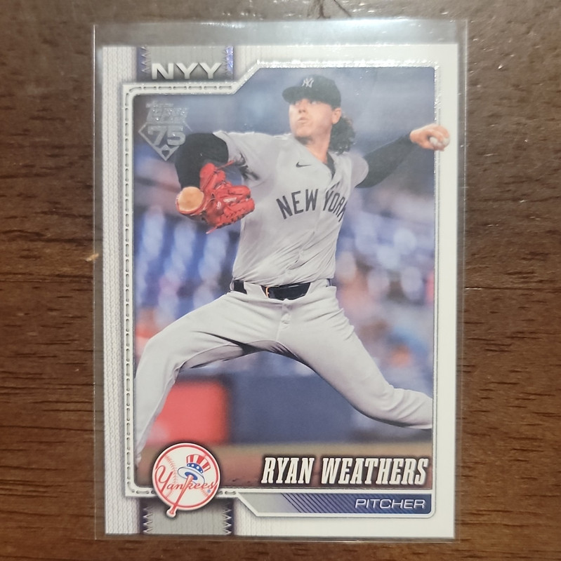 Topps 2026 Series Two Base Set Ryan Weathers New York Yankees #634 MLB