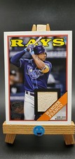 2023 Topps Series 1 Wander Franco 1988 Bat Relic Game Used #88R-WF Rays