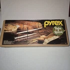 Vintage Pyrex 990 Bake A Round Glass Bread Tube with Rack in Box Cookware