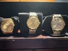 “3 Vintage Dress Watch Bundle – Seiko, Benrus, Wyler”