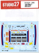 [STUDIO27] 1/24 Z4 888 888 Silverstone BSS 2014 decal