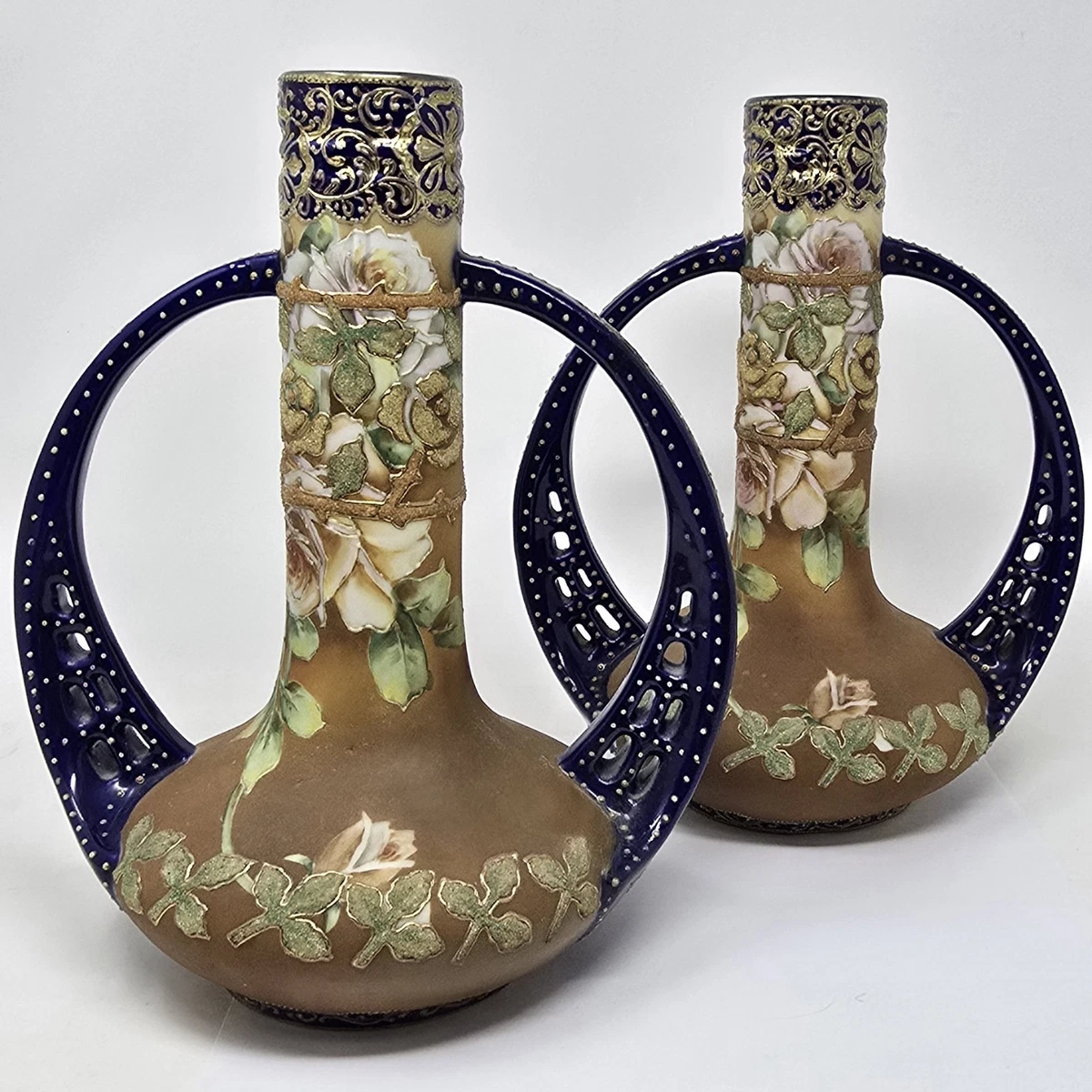 陶瓷日本花瓶1900-1940 | eBay