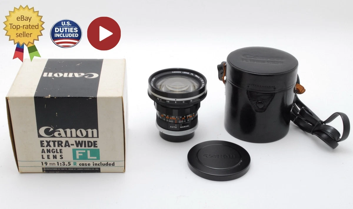 Canon f/3.5 Camera Lenses 19mm Focal for sale | eBay
