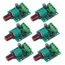 6PCS Low Voltage DC Motor Speed Controller PWM DC 1.8v 3v 5v 6v 7.2v 12v 2A 3...