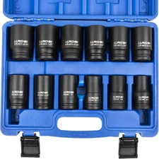 LLNDEI 3/4-inch drive impact socket set for large vehicles