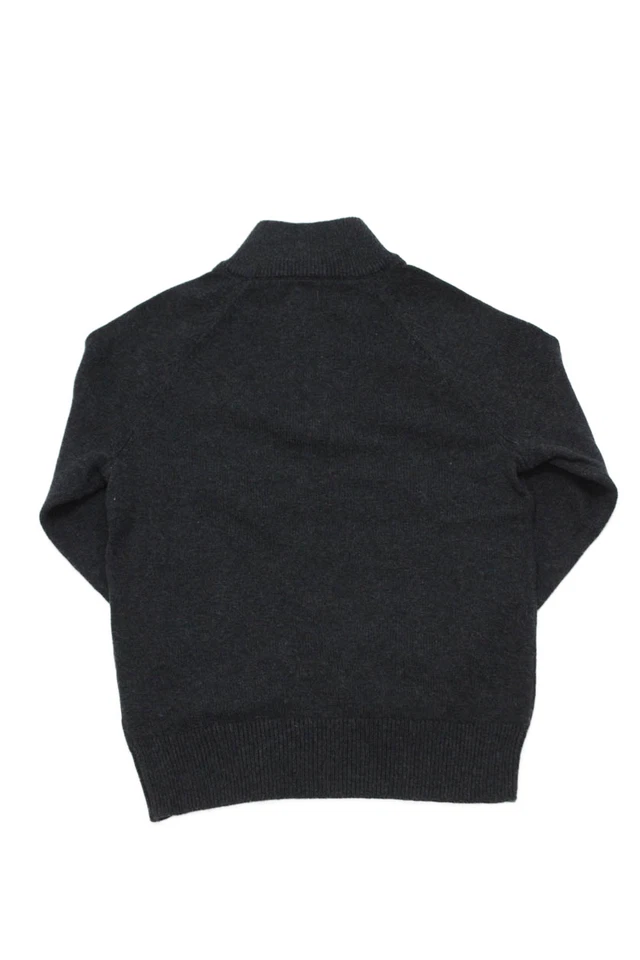 Suéter Pullover Gris Cuello Alto Mezcla Algodón Niños Crewcuts Talla 10 Foto 2 de 4