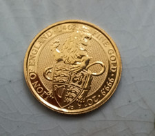 Queen’s beasts 1/4 oz Gold Bullion Lion of England 2016