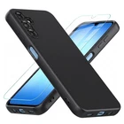 Case For Samsung A16 A17 A26 A36 A56 A37 A57 Silicone Gel Cover+Screen Protector