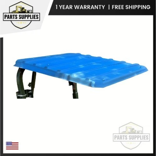 37"x45" Blue SunGuard ABS Canopy with Quick Off/On Strut for New Holland Tractor