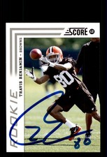 Signed Football Card Auto Travis Benjamin 2012 Score #400 Cleveland Browns