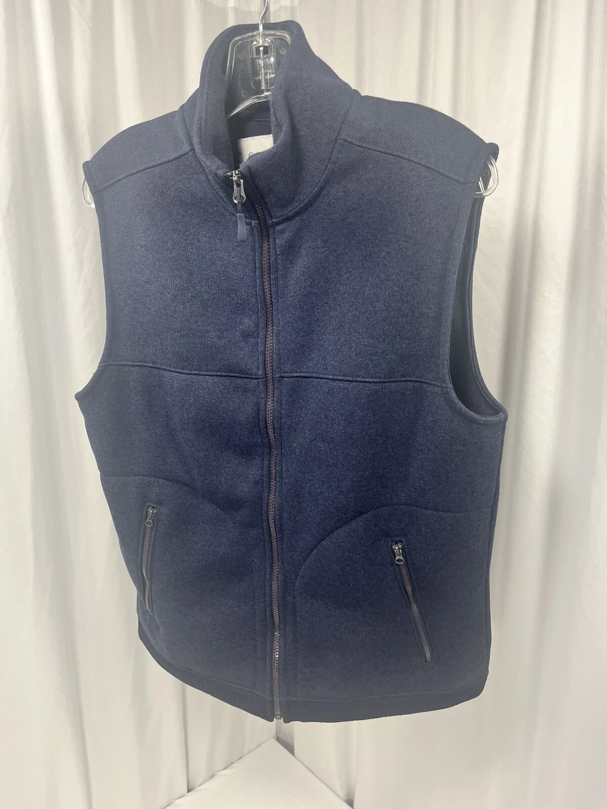 Goodfellow & Co Men’s Navy Blue Sweater Vest Sz M Medium Fall Winter