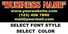 CUSTOM VINYL LETTERING Personalized Business Name Logo Sticker Decal 30" Wide