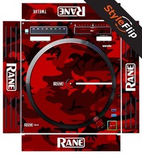 Rane Twelve 2019 Version Skin Camo Red Protective Decal StyleFlip Skins