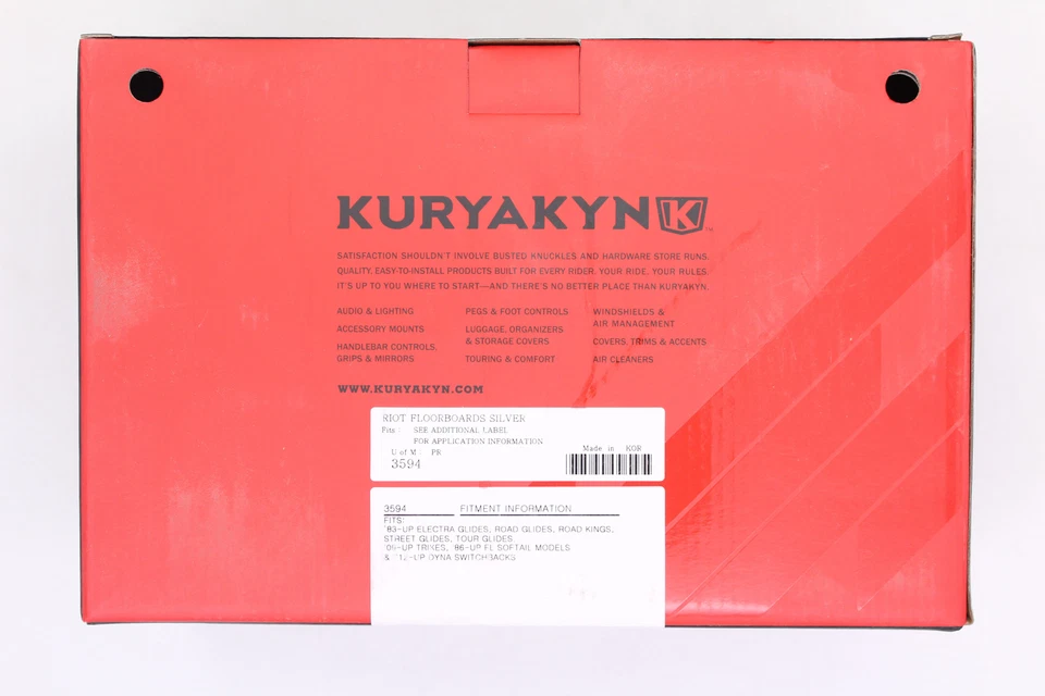 Kuryakyn Riot половицы номер детали - 3594 - Изображение 2 из 3