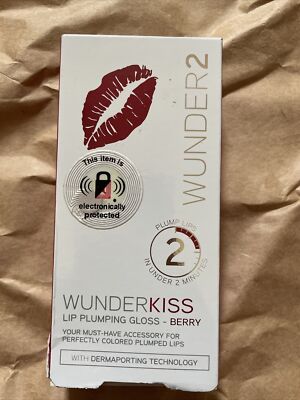 New Wunderkiss Lip Plumping Gloss Berry Colored Full Size