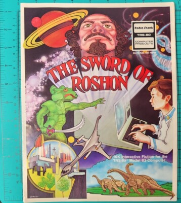 Vintage Computer Manual The Sword of Roshon TRS-80 Radio Shack Tandy 1983
