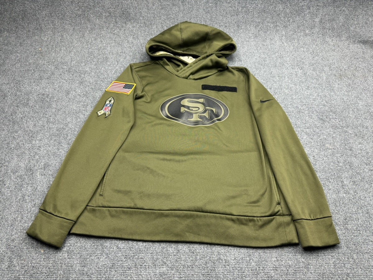 Performance Pullover Hoodie 49ers Military Hoodie Nike San