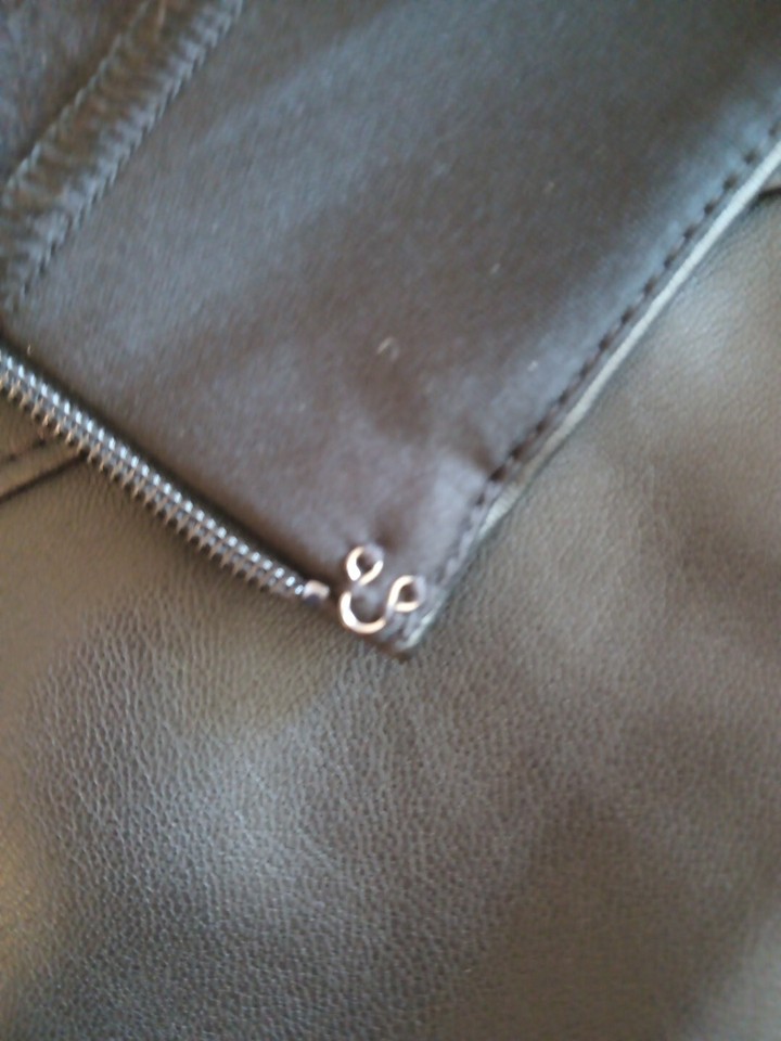 Express Size 18 New With Tags Leather Skirt Slit In The Back eBay