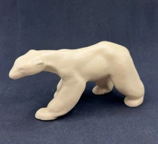 Vintage Ceramic Polar Bear Figurine Rare Find