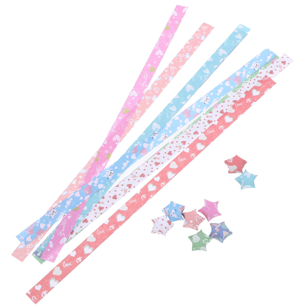 1080pcs Star Origami Papers Colored Star Paper Strips DIY Origami Stars