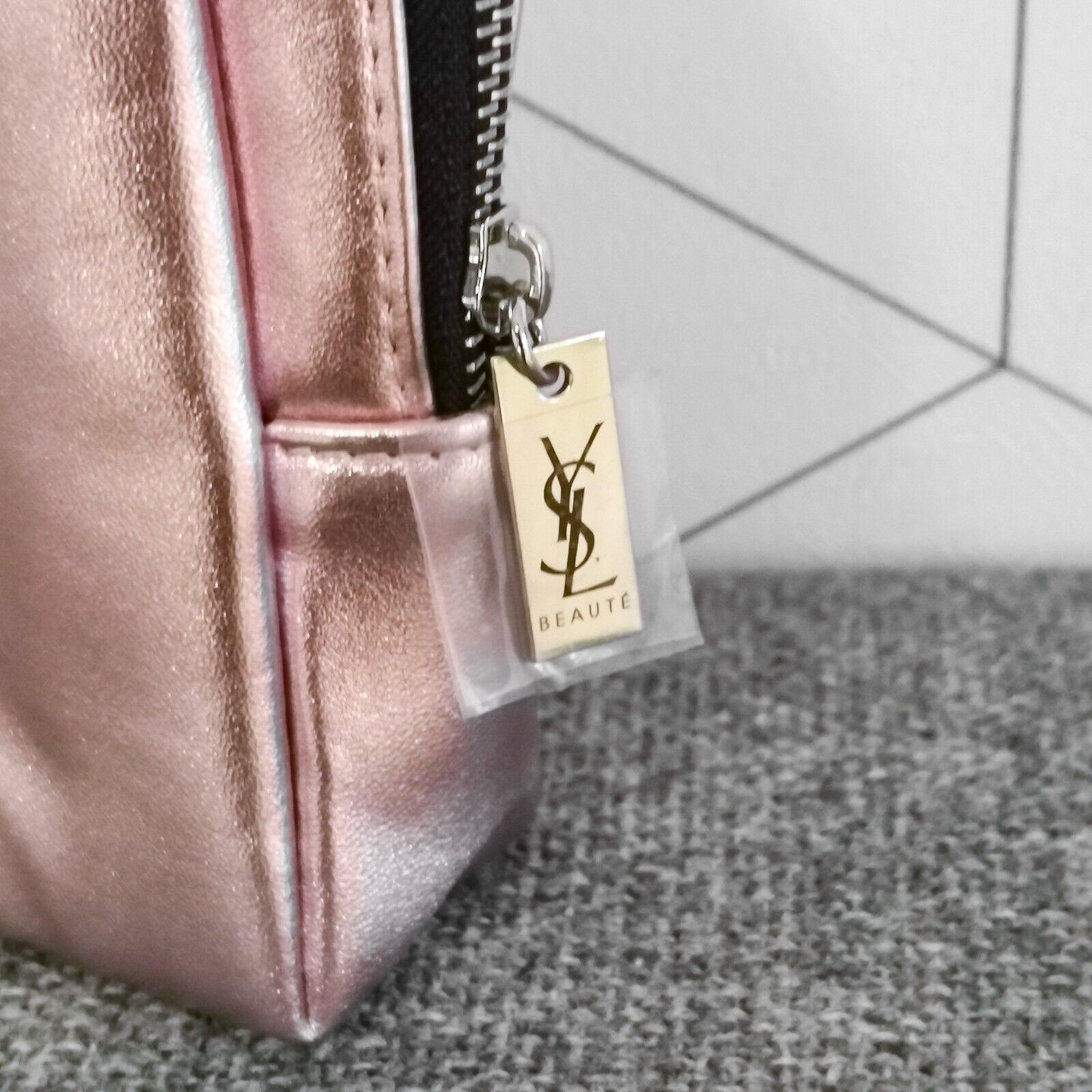YSL Yves Saint Laurent borsa trucco borsa cosmetica da viaggio toilette borsa cerniera