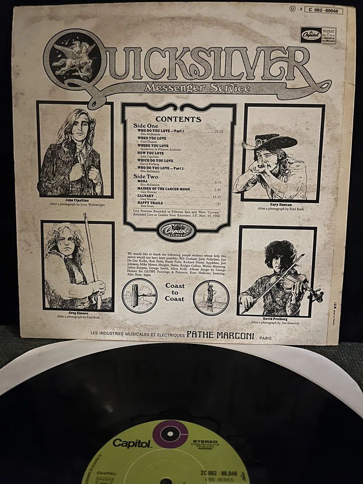 Quicksilver Messenger Service - Happy Trails - 2C-062-80-048 - French Import - Image 3 of 4