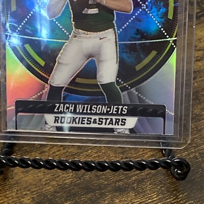 2021 Panini Rookies & Stars Zach Wilson Stellar Rookie Silver Holo