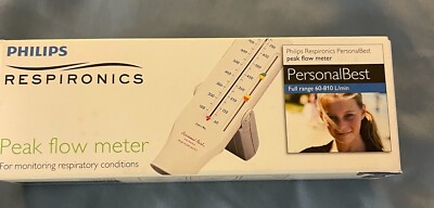 Philips Respironics Peak Flow Meter Full Range 60-180 L/min Personal Best