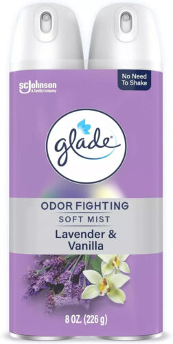 Air Freshener Room Spray, Lavender & Vanilla Scent, Odor Fighting to Deliver Lon