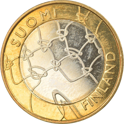 [#370030] Finlande, 5 Euro, Province d'Åland, 2011, Vantaa, SPL, Bi-Metallic, KM - Photo 1/2