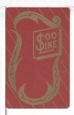 Single Railroad Playing Card "SOO Line RR" SOO 18a, Bollhagen Book, 1945
