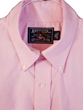 TWO American Living Dress Shirts 100% Cotton Sz 16½-33 Excellent & Perfect Cond