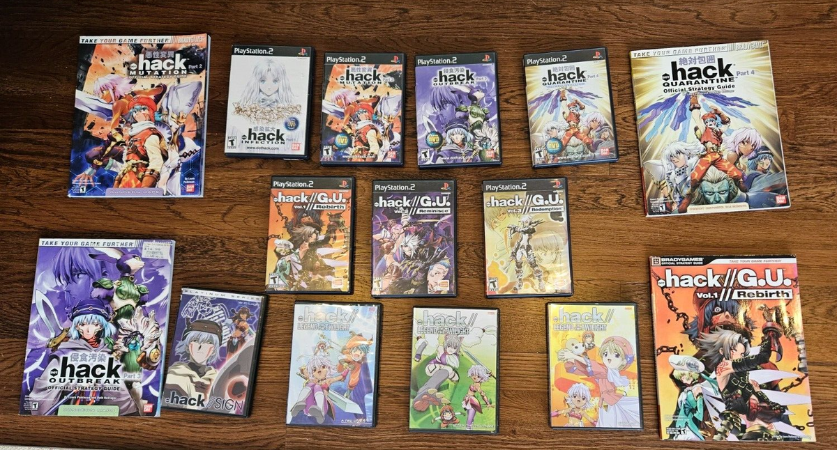PS2ソフト　.hackシリーズ SONY Playstation 2 PS2 Dot hack .hack series 7pcs set from