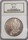 1881-S MS62 Morgan Silver Dollar NGC