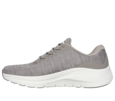 Extra Wide Fit Man Skechers Arch Fit Sneaker Shoe 232709 Taupe