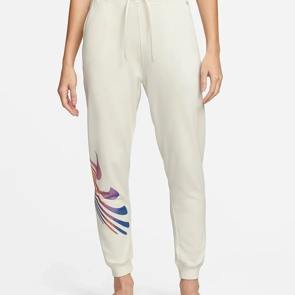 NIKE Women's YOGA Luxe AIR Phantom 7/8 High-Rise Fleece Joggers NWT SIZE:  LARGE | eBay