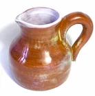 Robert Et Jean Cloutier superb ceramic pitcher 50 Era Jouve, Chambost