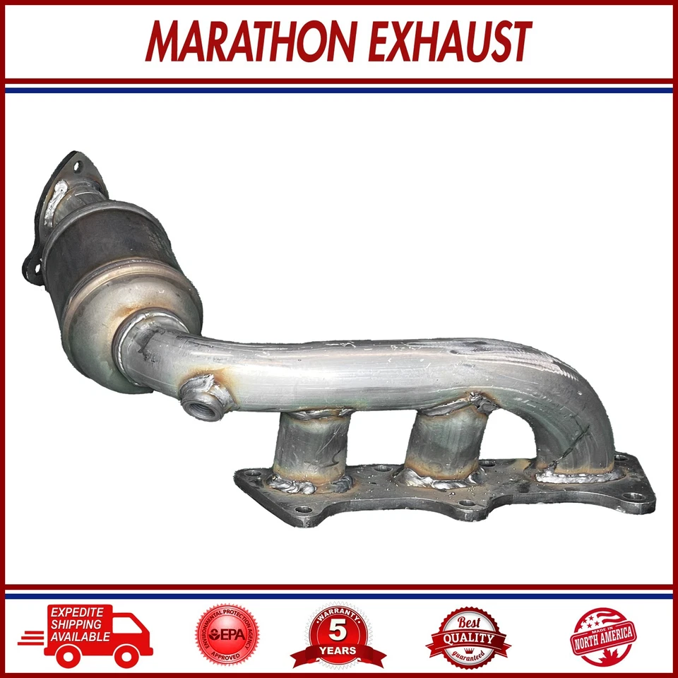 Convertidor catalítico colector para Suzuki Grand Vitara 2009 2010 3,2 L delantero izquierdo Foto 4 de 4