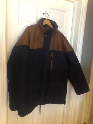 VTG Eddie Bauer Blue Chore Coat Men