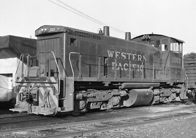 #ad Western Pacific EMD SW1500 1503 Alternate view 5 x 7 Photo $5.99